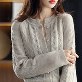 New London Pearl Button Cardigan