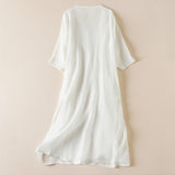 The Garden Embroidery Midi Dress