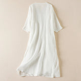 The Garden Embroidery Midi Dress
