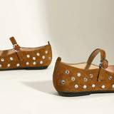 Evelyn Studded Mary Janes