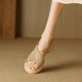 Emery Soft Crossband Slides