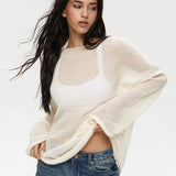 Liora Relaxed Crewneck Sweater