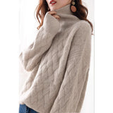 Cambria Cable Turtleneck Sweater