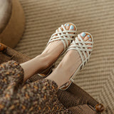 Woven Leather Sandal