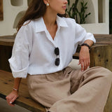 Capri Cotton Relaxed Shirt