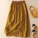 Everly 100% Linen Skirt