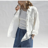 Oversized Linen Blouse