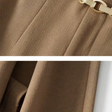 Milano Wide Leg Wool Trousers