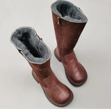 Aubrey Shearling Riding Boots