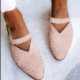 Italian Woven Leather Flats