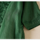 The Garden Embroidery Midi Dress