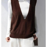 Rowan Deep-V Wool Vest