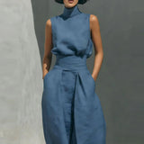 The Sandstone Linen Easy Set