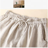 Lenora Embroidered Linen Shorts