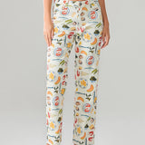 Capri Market Straight-Leg Jean