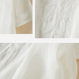 The Garden Embroidery Midi Dress