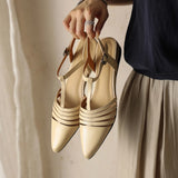 Tusancy Italian Leather Traveler Low Heel