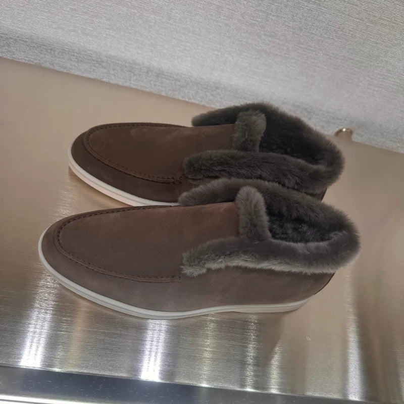 Lila Shearling Loafer Boots