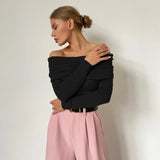 Orvieto Off-Shoulder Knit Top