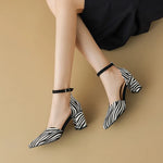 Nairobi Zebra Print Heel — Heels
