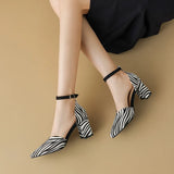 Nairobi Zebra Print Heel — Heels
