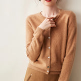Ashford Cashmere Crew Cardigan