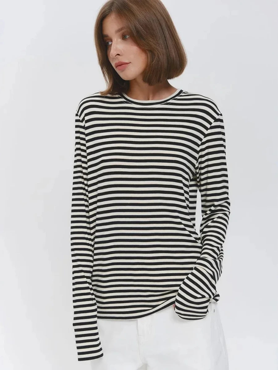Linden Stripe Long Sleeve Top
