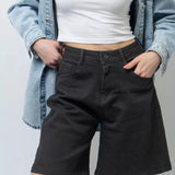 Cotton Vintage Denim Shorts