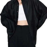 The Flowing Silk Poplin Blouse