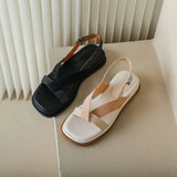 Valetta Cross-Strap Platform Sandal