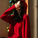 Elinsborg Cashmere Hooded Cardigan