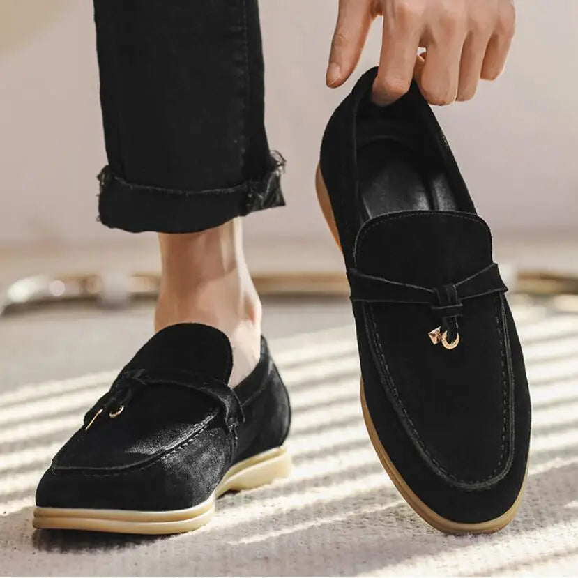 Shaffer Cow Suede Loafers