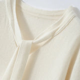 Selene Scarf-Collar Cashmere Pullover