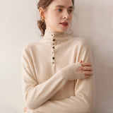 Louison Half-Button Pullover Sweater