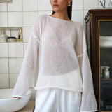 Liora Relaxed Crewneck Sweater