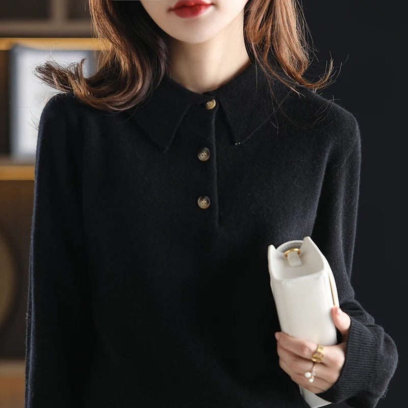 Madison Polo Wool Sweater