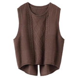 Mary Classic Wool Knit Vest
