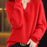 Brushed Mink Wool Pullover