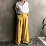 The Soft Linen Open Collar Shirt