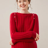 Maribel Buttoned Cashmere Sweater