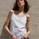 Women’s Linen V-Neck Camisole Top
