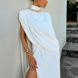 Women’s Draped Two-Piece Skirt Set