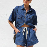 Olivia Denim 2-Piece Set