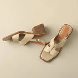 Sassari Leather Heeled Sandals
