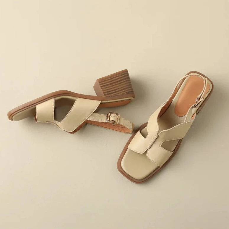 Sassari Leather Heeled Sandals