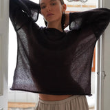 Liora Relaxed Crewneck Sweater