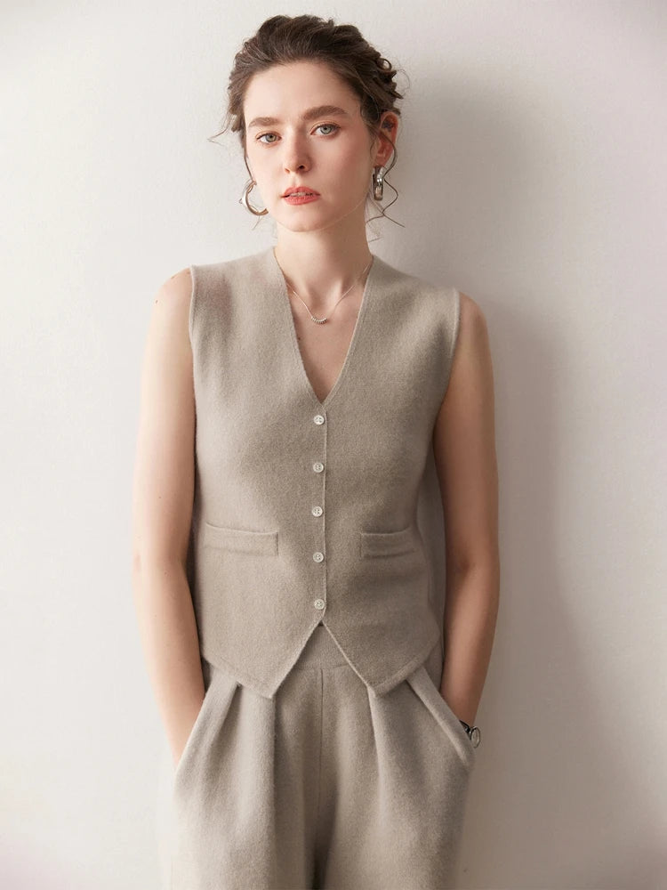 Elise Cashmere Waistcoat