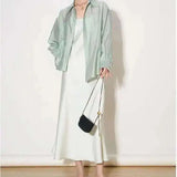 The Flowing Silk Poplin Blouse