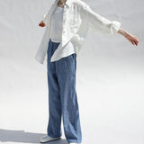 Oversized Linen Blouse