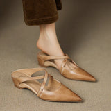 Palma Genuine Leather Mules